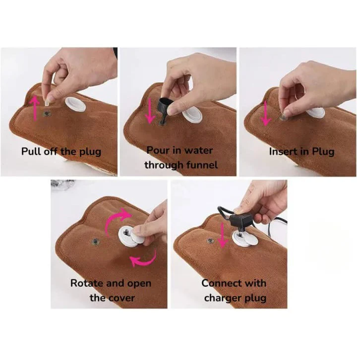 Electric Hot Water Bag / Heat Pillow and Pain Remover hot water bag - Image 6
