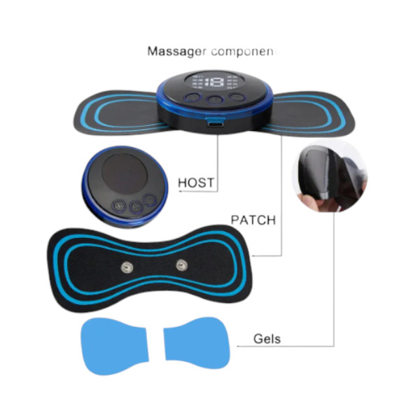 EMS Mini Massager with 2 Pad ,Muscle Stimulator Full Body Relaxation - Image 4